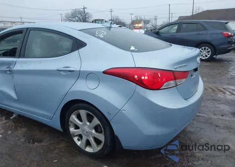 2013 Hyundai Elantra Limited from USA, damaged, VIN KMHDH4AE9DU595498